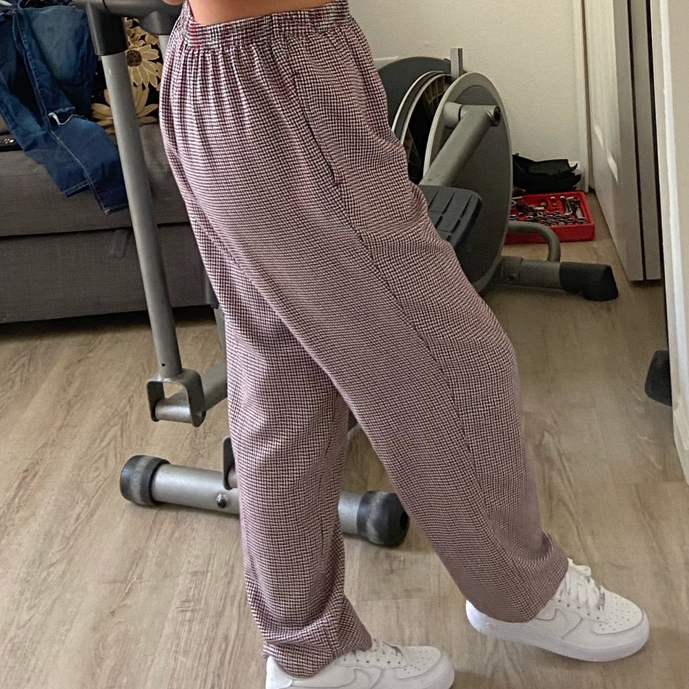 Plaid Baggy Pants